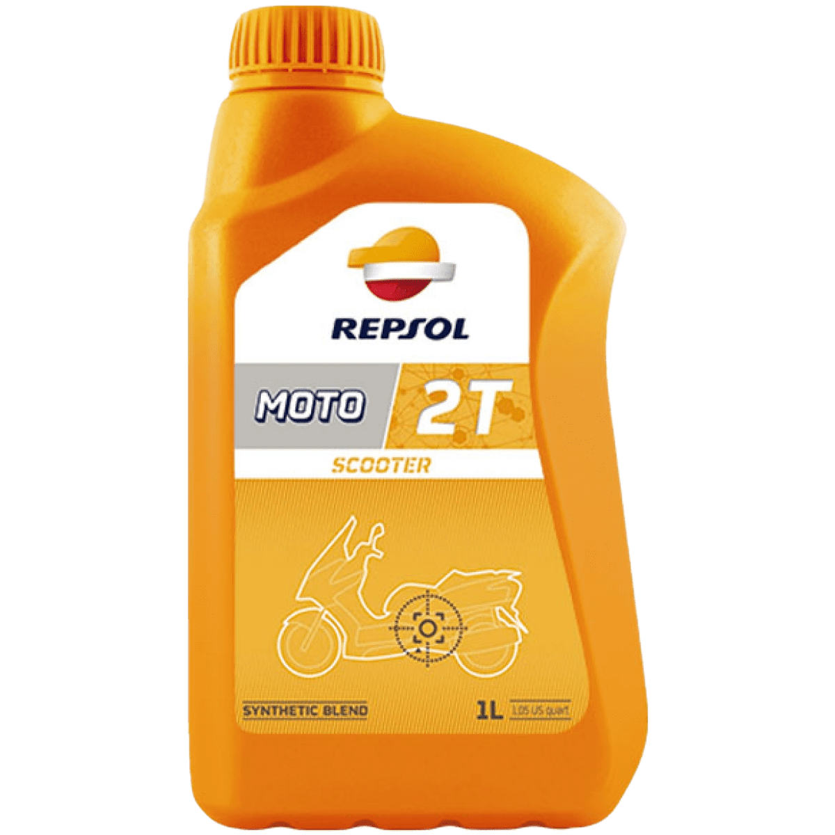 Моторное масло Repsol Moto Scooter 2T, 1л